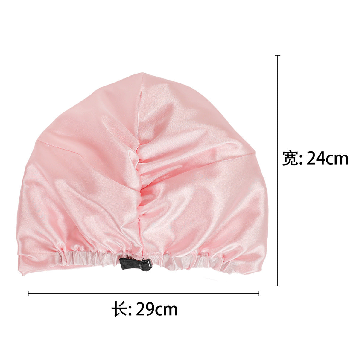 Double Layer Nightcap Cross Twist Shower Cap