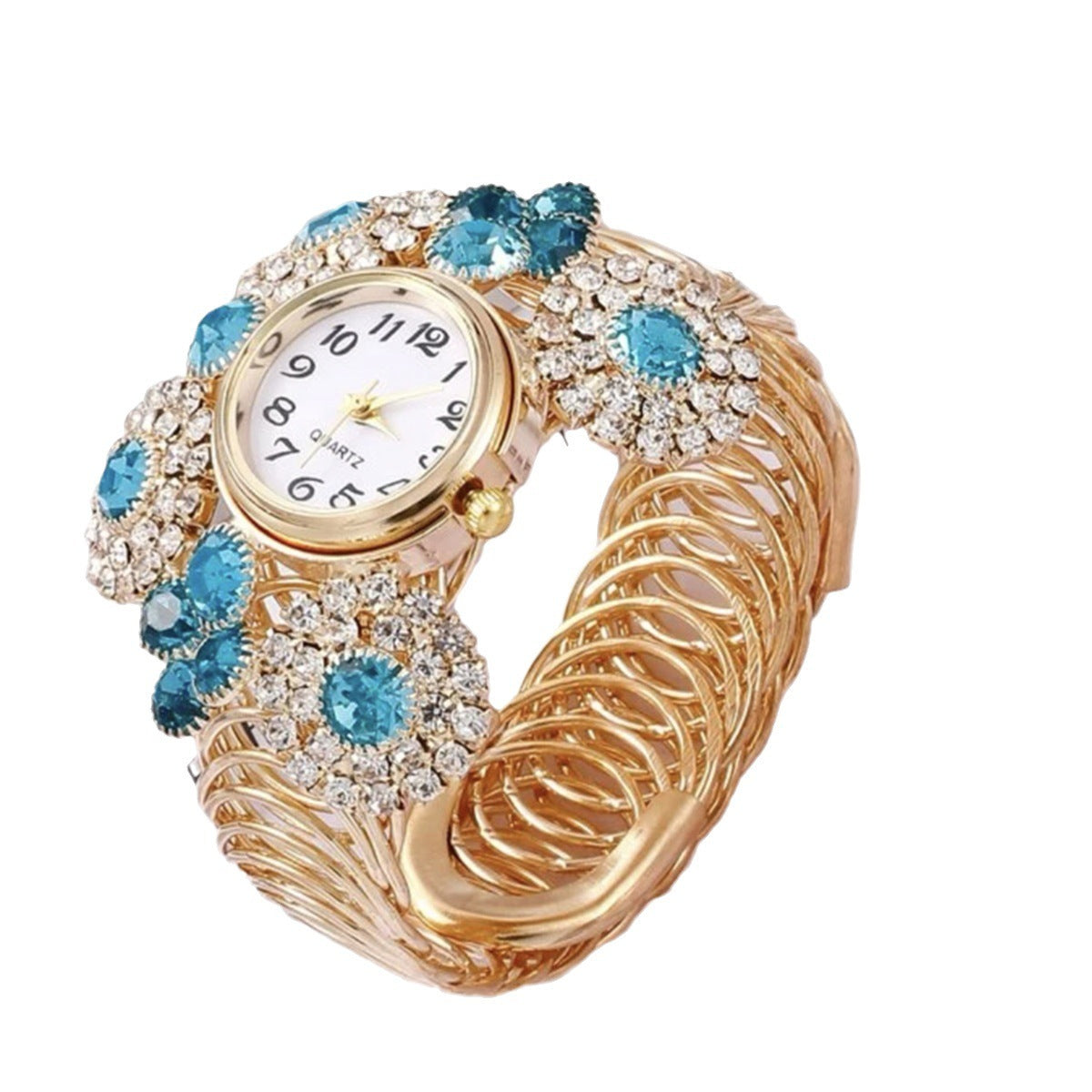 Inlaid Rhinestone Starry Women's Elegant Affordable Luxury Fashion Quartz Watch