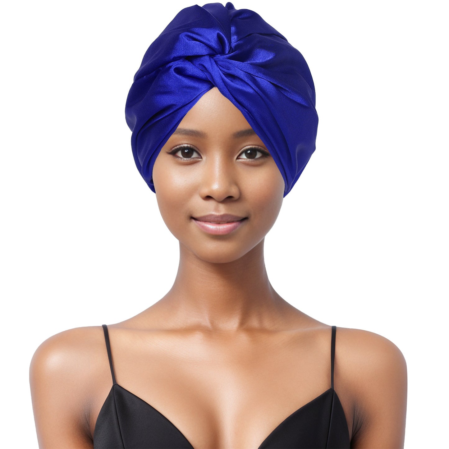 Double Layer Nightcap Cross Twist Shower Cap