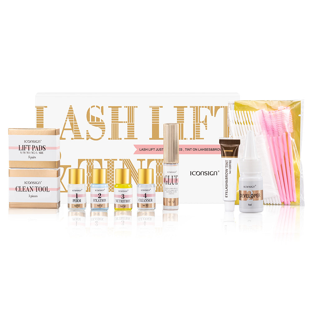 ICONSIGN Lash Lift Eye Lash Eyebrow Dye Tint Kit Lashes Perm Set Brow Lamination Makeup Tools