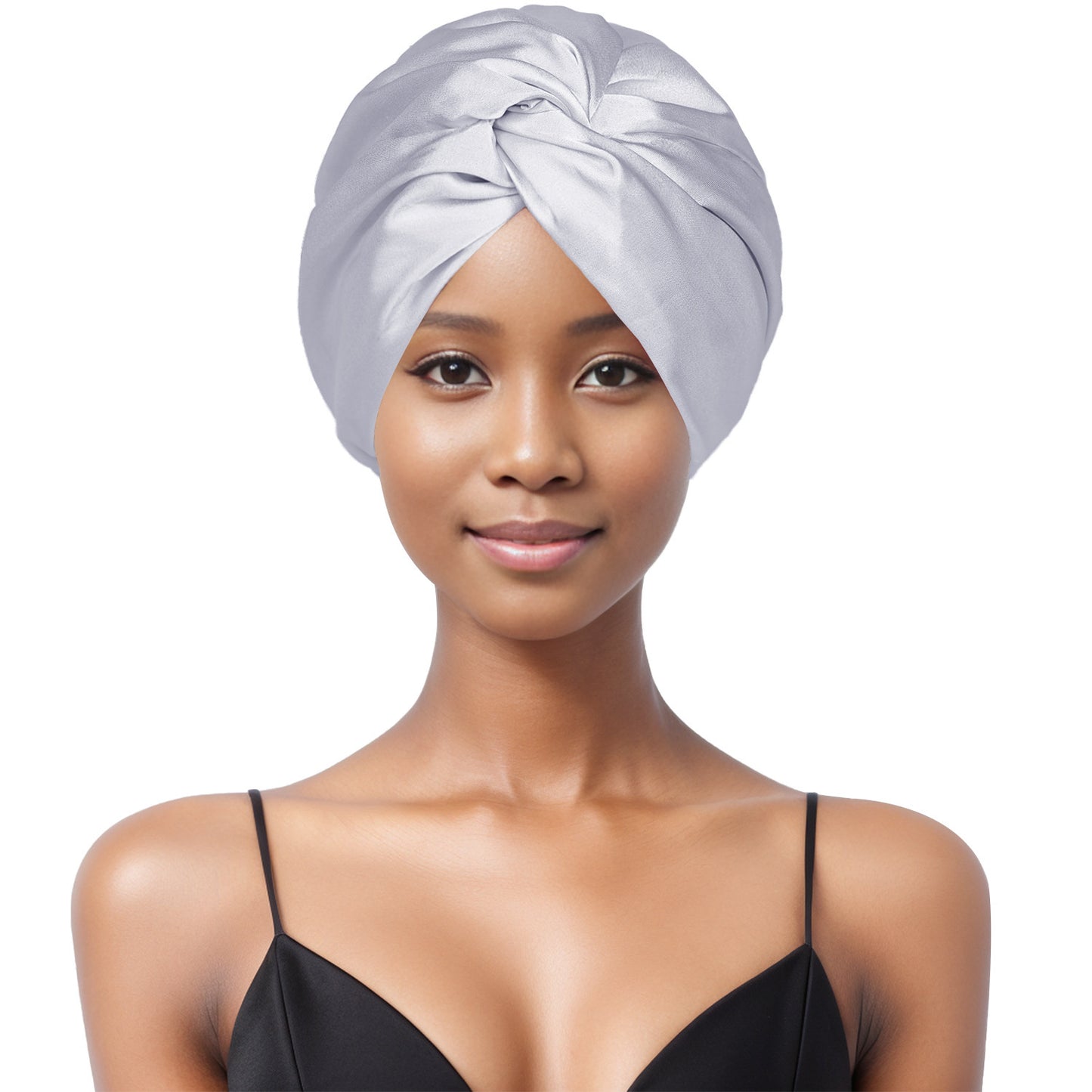 Double Layer Nightcap Cross Twist Shower Cap