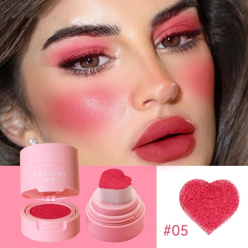 6 Color Love Air Cushion Blusher Seal Repair Liquid Blush