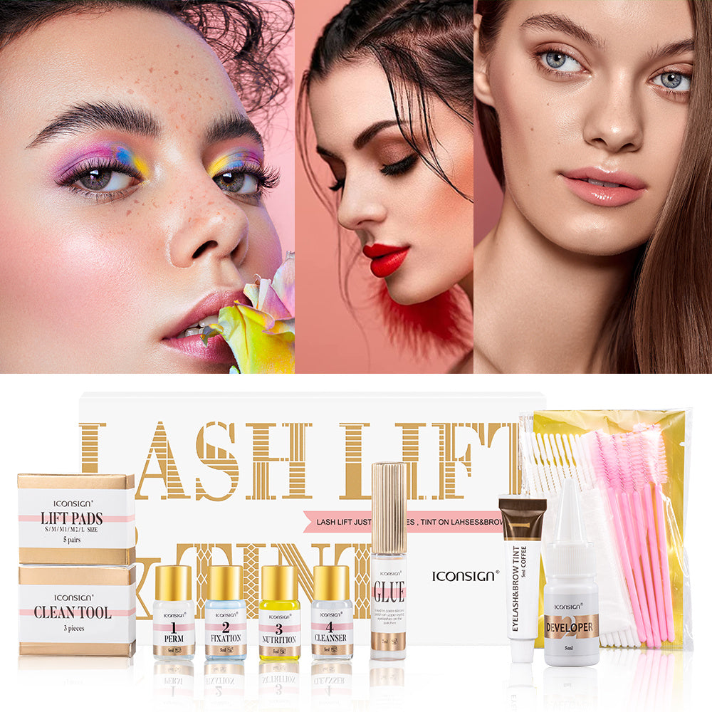 ICONSIGN Lash Lift Eye Lash Eyebrow Dye Tint Kit Lashes Perm Set Brow Lamination Makeup Tools