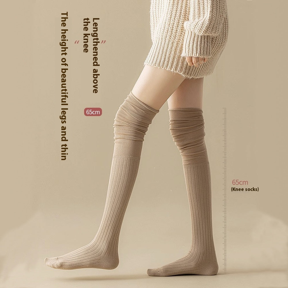 Bunching Knee Socks Winter Antislip