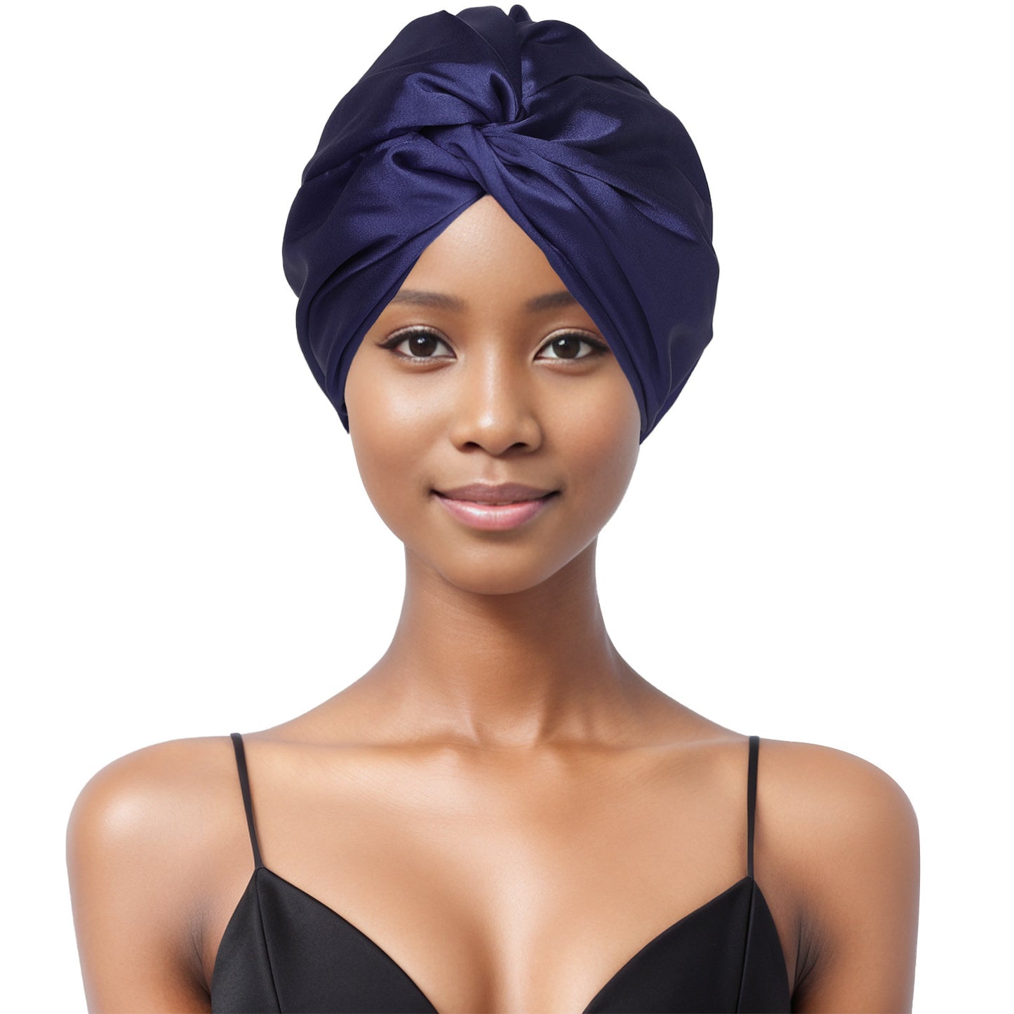 Double Layer Nightcap Cross Twist Shower Cap