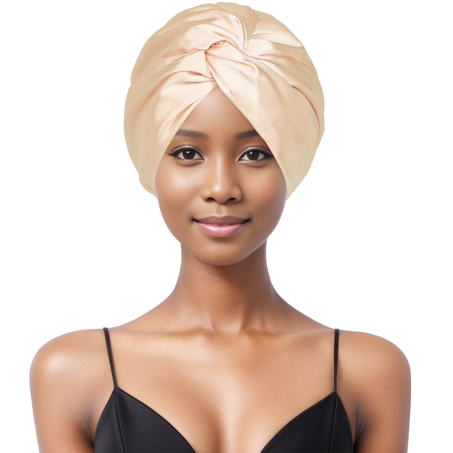 Double Layer Nightcap Cross Twist Shower Cap