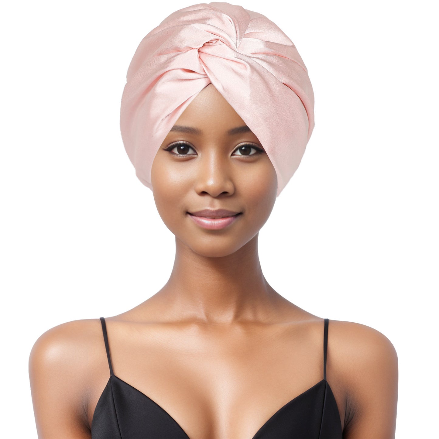 Double Layer Nightcap Cross Twist Shower Cap