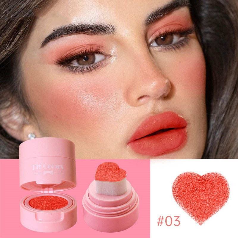 6 Color Love Air Cushion Blusher Seal Repair Liquid Blush